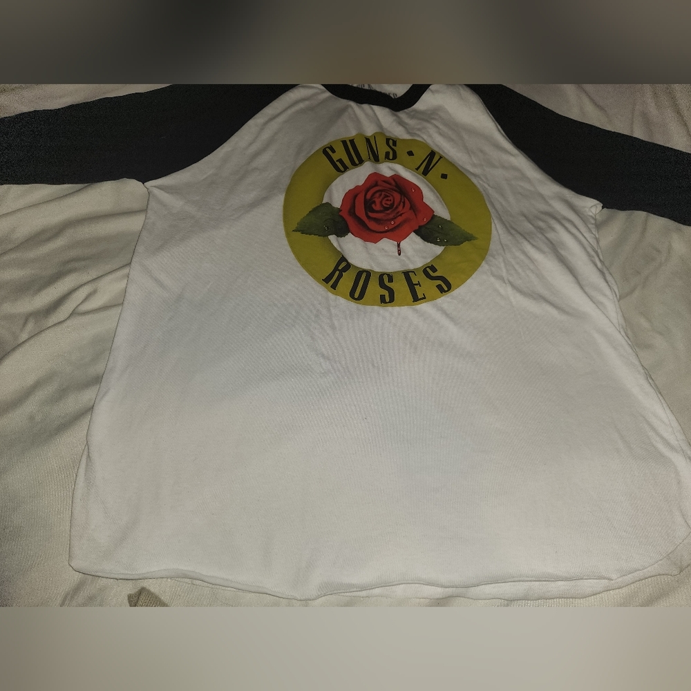 Guns n Roses baseball shirt, size M